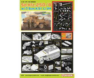 1:35 Sd.Kfz.250/8 neu w/7.5cm K.5 l L/24