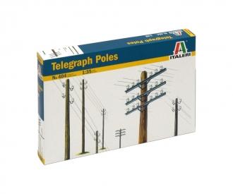 Italeri Telegraph Poles Model Kit 1:35 Scale