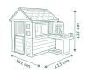 Smoby Life Nature Playhouse + Workshop
