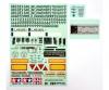 Mercedes-Benz Actros Decal-Bogen, Modell-Sticker