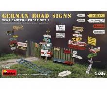 1:35 WW2 Panneaux de signalisation allemands Set 1 Ost