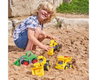 BIG Power Worker Mini Digger with  Soft Tyres