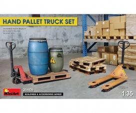 MiniArt Hand Pallet Truck Set Model Kit 1:35