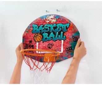 Set de basketball avec panier, panneau et ballon