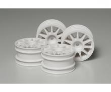 M-Chassis 11-Spoke Wheels, RC wheel set, white