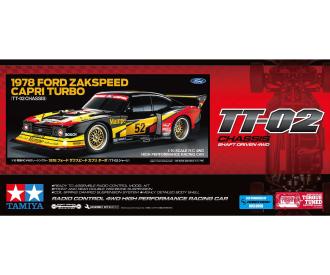 1/10 RC 1978 Ford Zakspeed Capri Turbo TT-02