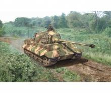 Italeri King Tiger model kit 1:56 with figure