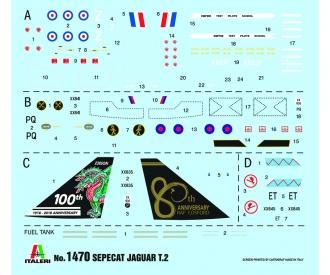 Jaguar T.2 R.A.F. Trainer Aircraft Kit 1:72