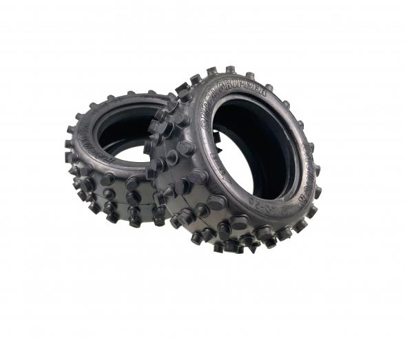 Rear Tires Block-Spike, RC tyre set, 2-piece
