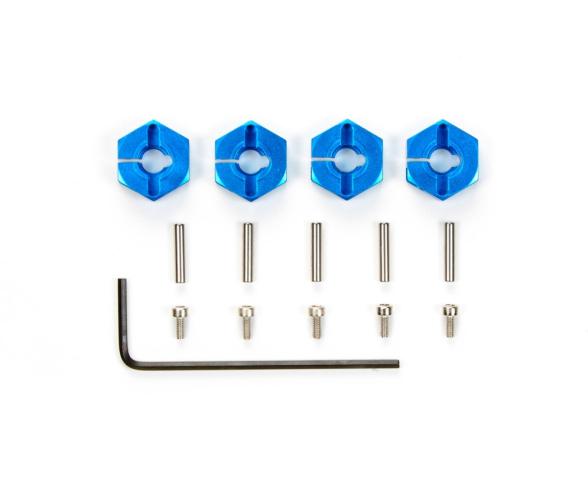 Wheel Hub Clamp Type 4mm, RC hub set, blue