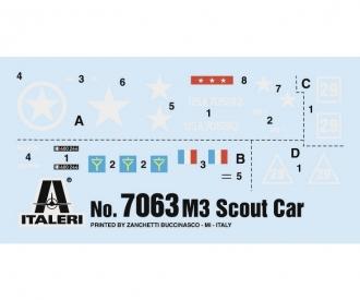 Italeri M3A1 Scout Car Model Kit 1:72 Scale
