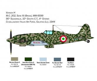 Macchi MC. 202 aircraft model kit 1:32