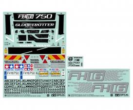 1:14 Volvo FH16 750 Sticker Set, model decals