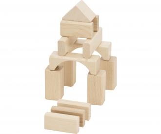 Natural Wooden Blocks - 100 Pieces