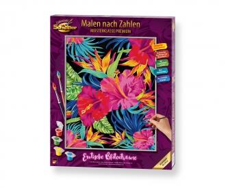 Exotic Flower Dreams 40 x 50 cm - Painting by Numbers