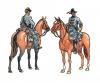 Confederate Cavalry Model Kit 1:72 Civil War