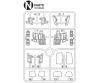 Lightcases Mirror S770, model parts set