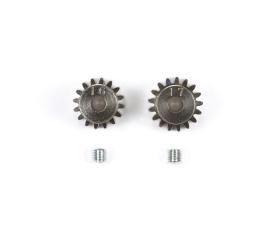 Pinion Gear-Set 16/17T Alu M0.6 for RC Chassis
