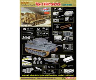 1:35 Tiger I Mid-Produciton w/Zimmerit