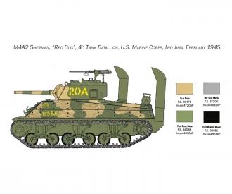 Italeri M4A2 U.S. Marine Corps Tank Kit 1:35