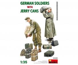 1:35 Fig. Ger. Soldiers w/Jerry Cans (2)