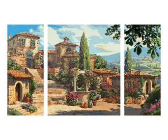 Summer Residence 80 x 50 cm - Painting by Numbers