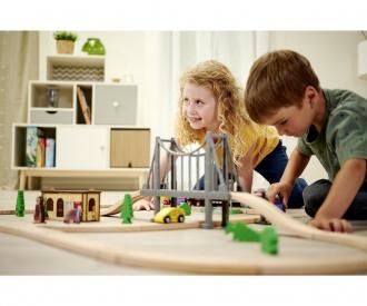 Train Set with Bridge