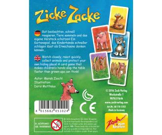 Zicke Zacke - le jeu de cartes