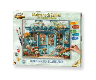Französischer Blumenladen Malen nach Zahlen