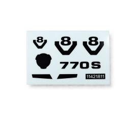 Scania 770 S Metal Transfer Sticker Decal