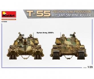 1:35 T-55 CZ Prod. w/ KMT-5M Mine Roller