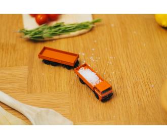 1:87 Mercedes-Benz 1620 Pritsche mit Anhänger orange