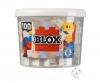 Blox 100 white 4 pin Bricks in Box