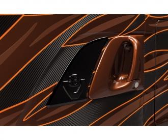 Scania R730 V8 Black Amber 1:24 Model Kit