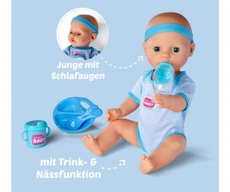 Buy New Born Baby Baby Doll, Blue Accessories online | Simba