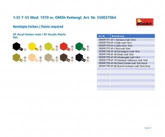 1:35 T-55 Mod. 1970 m. OMSh Kettengl.