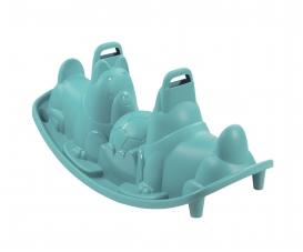 Smoby Kinderwippe Hunde, blau