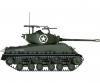 M4A3E8 Sherman Fury 1:35 tank model kit