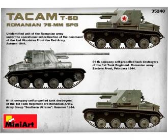 Intérieur 1:35 Rom. 76-mm SPG Tacam T-60