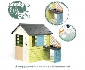 Smoby Life Pretty Playhouse + Kitchen