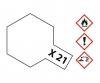 X-21 Flat Base, acrylic paint, 10 ml bottle
