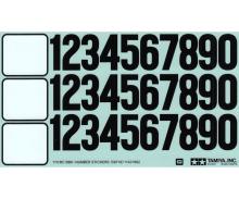 BBX Car Number Stickers, decal sheet for RC model