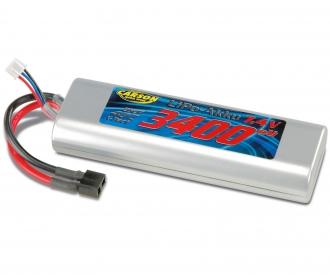 7,4V/3400mAh 40C LiPO Batt. T-Pl. HC R