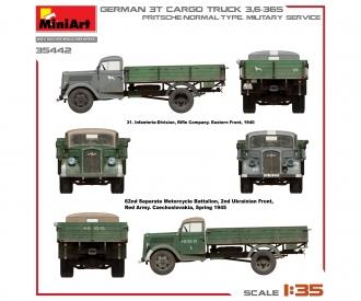 1:35 Ger 3t Cargo Truck Pritsche