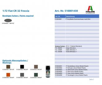 Fiat CR 32 Freccia 1:72 Aircraft Model Kit