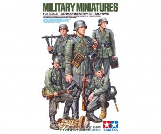 1:35 German Infantry Mid-WWII, figure assembly kit