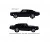 Vintage Dodge Charger R/T, schwarz