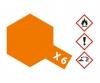 X-6 Orange Gloss, acrylic paint, 10 ml jar