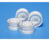 1:10 Rally Dish Wheel, wheel set, white 26mm