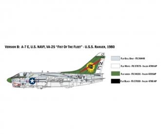 Italeri A-7E Corsair II Model Kit 1:72 Scale